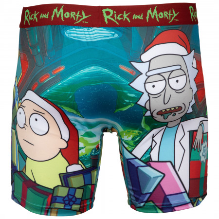 Rick and Morty Christmas Present Overload Boxer Briefs